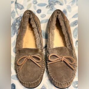 Abeo Brown Suede Moccasins